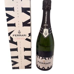 Ferrari Limited Edition F1 Formula 1 Official Bottle Brut Miami Box